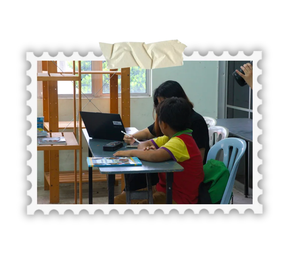 A child reading during MYReaders